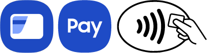 Samsung Pay and Contactless Payment Logos